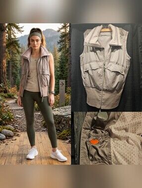 Adidas by Stella McCartney Vintage Sporty Vegetarian Vest | Taupe | IT 44 (US M)